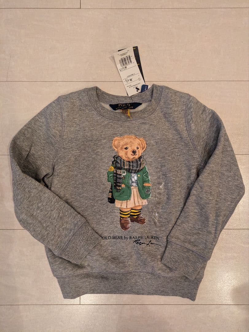 新品未使用☆ポロラルフローレン 裏起毛スウェット 115/Size5