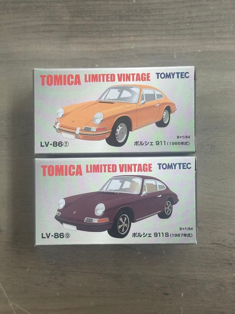 新品未使用！TOMICA LIMITED VINTAGE ポルシェ2台