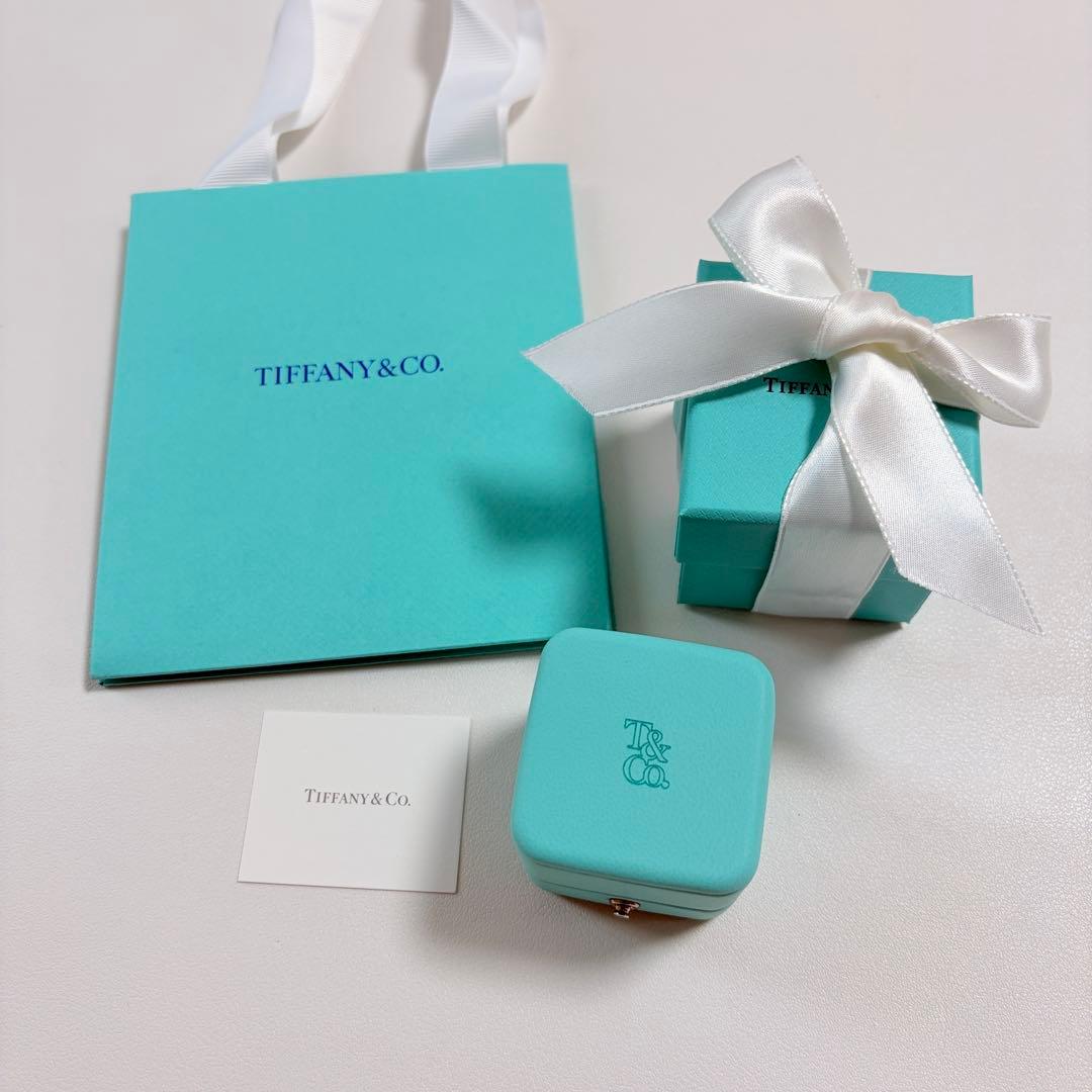 極美品　現行品　ティファニー　限定品　リングケース　空箱　T&Co. ロゴ
