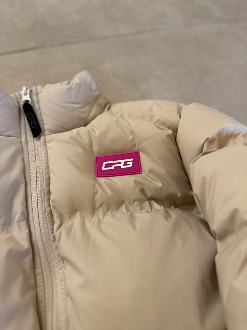 CPG GOLF ベージュ ダウンジャケット Mサイズ