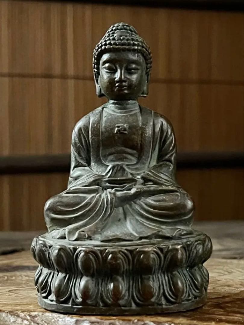 仏教美術 古銅 釈迦如来像 仏像