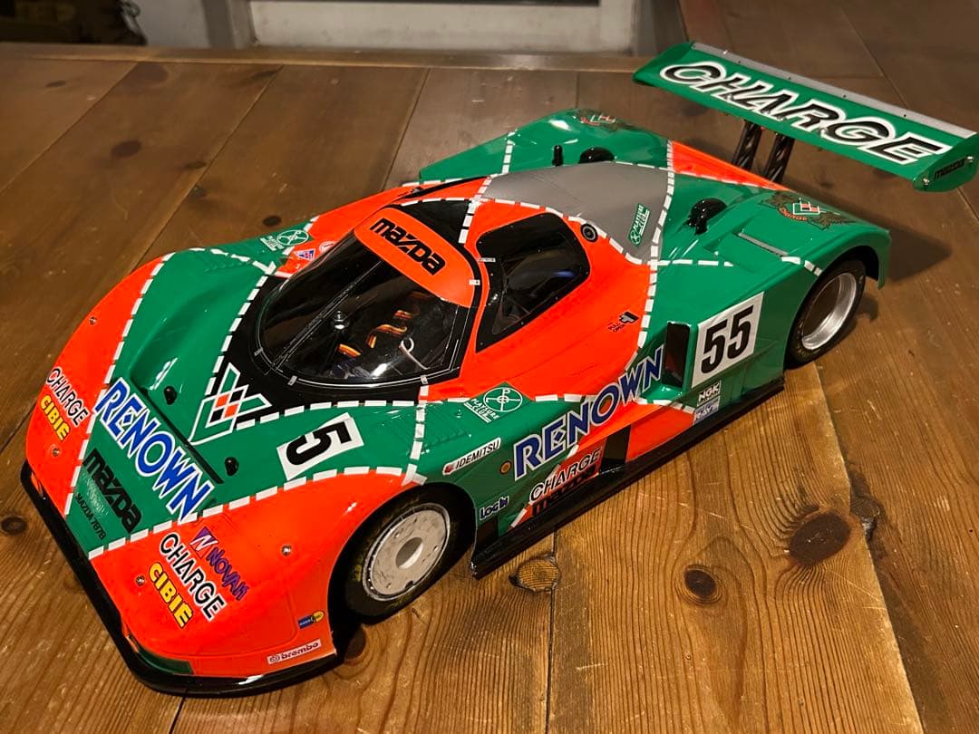 タミヤ　Mazda 787B cカー 塗装済み　ボディ　ラジコン　新品　未使用
