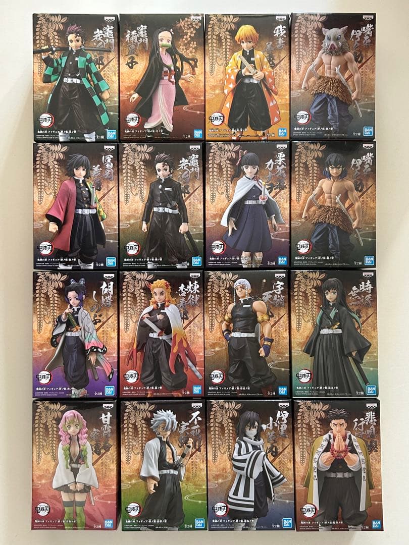 鬼滅の刃 フィギュア-絆ノ装-初版 ノ-マルカラ-ver.16体セット