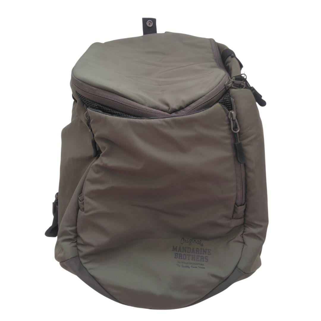 未使用品　MANDARINE BROTHERS カーキ ペットキャリーバッグ