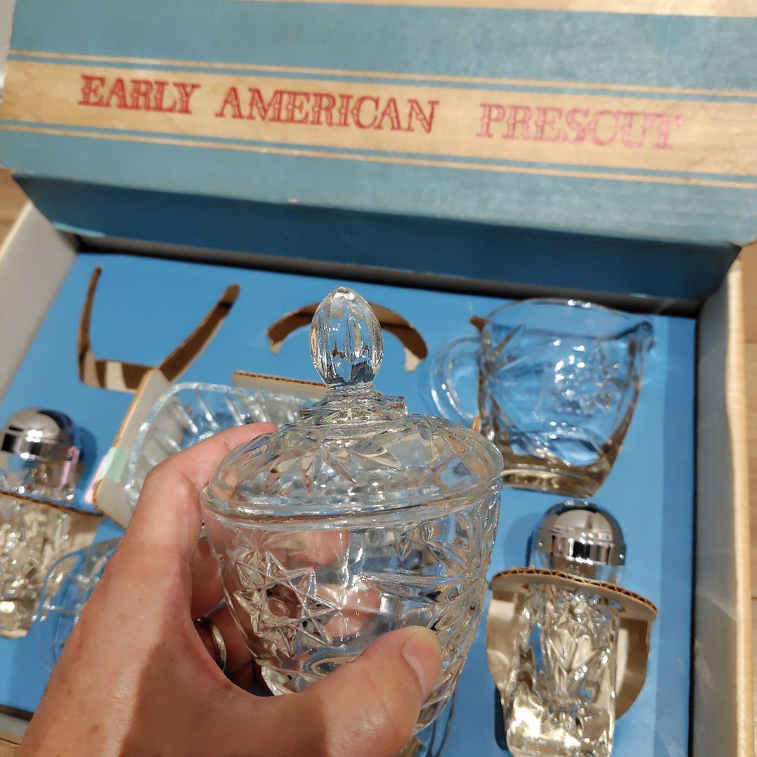 アンティーク雑貨 Anchor Hocking Early American Prescut