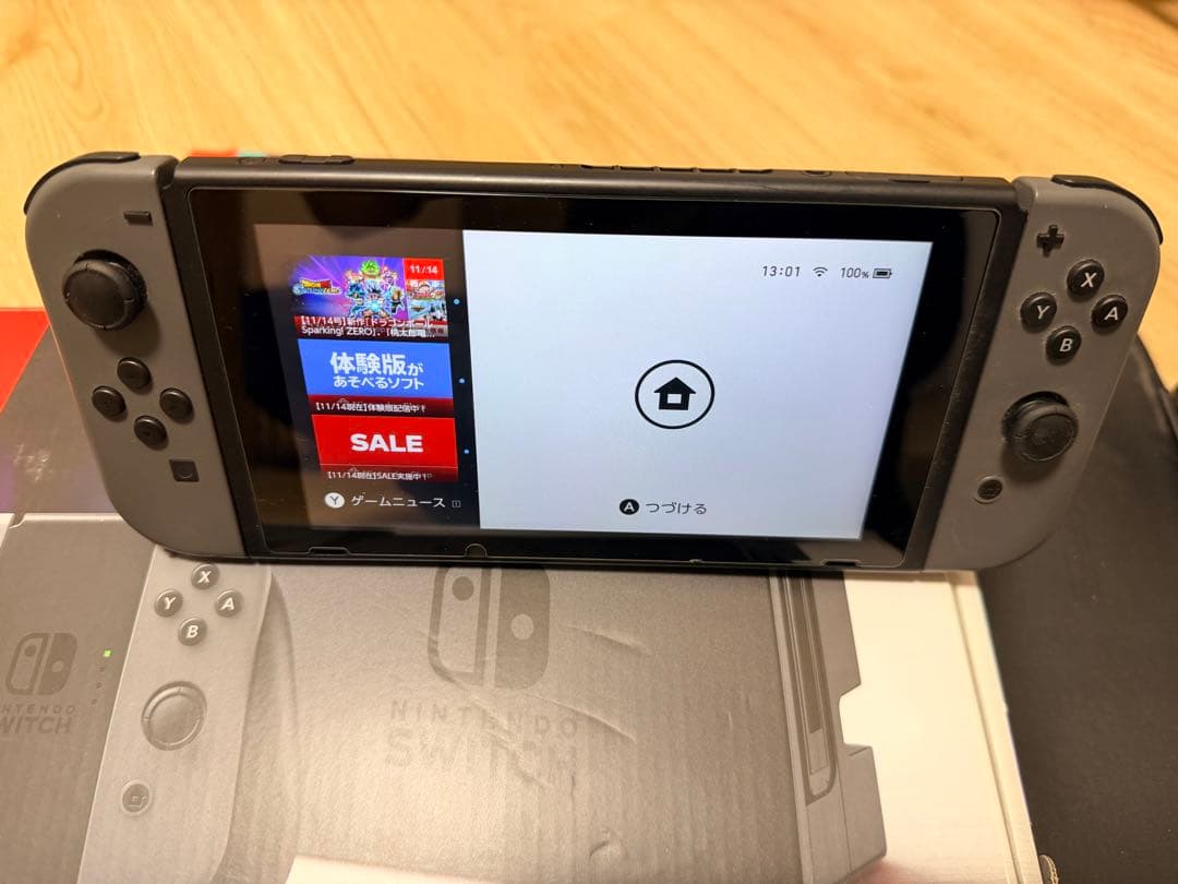 h*o様 Nintendo Switch 本体（初期型グレーモデル）