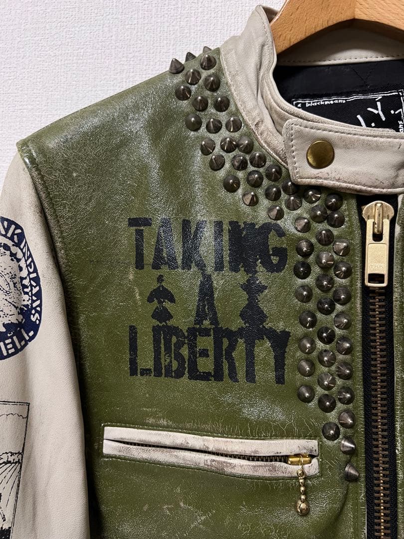 LABRAT×blackmeans D.I.N.Y.#7 鋲ジャン　シングル