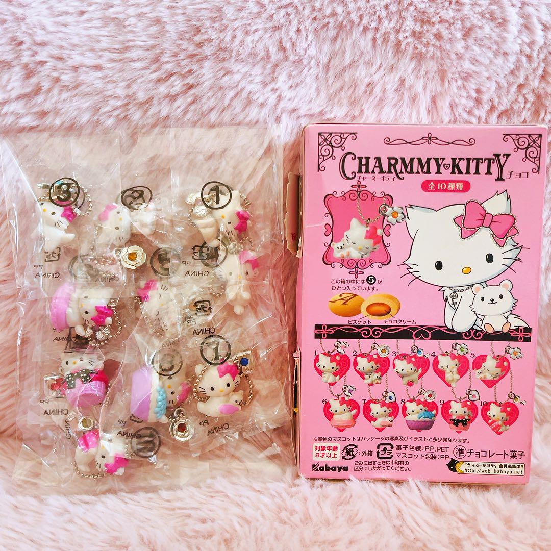希少レア　チャーミーキティ　マスコット　チャーム付き　2005 サンリオ　レトロ