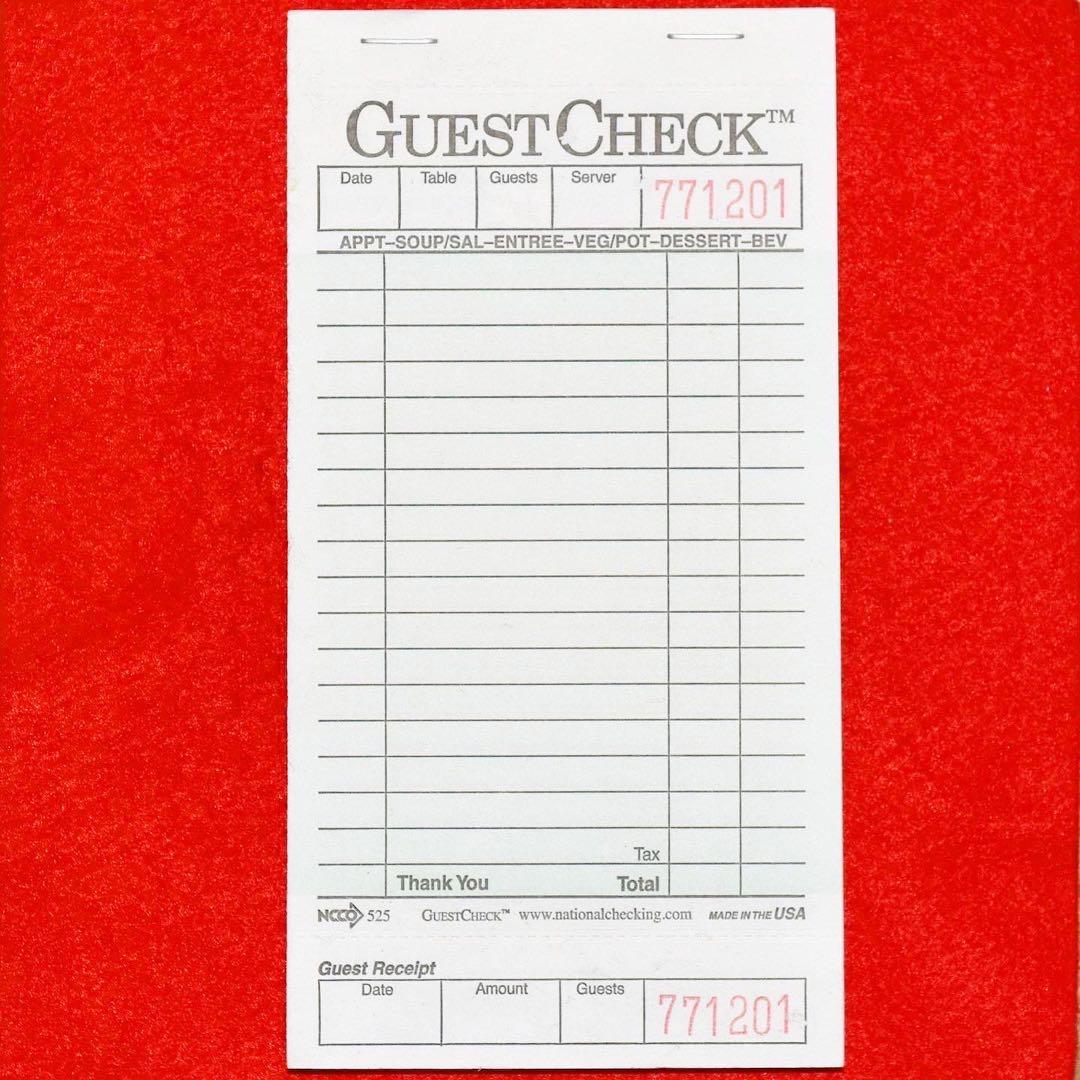 『エージェント・カーター』小道具 L&Lオートマットの会計伝票