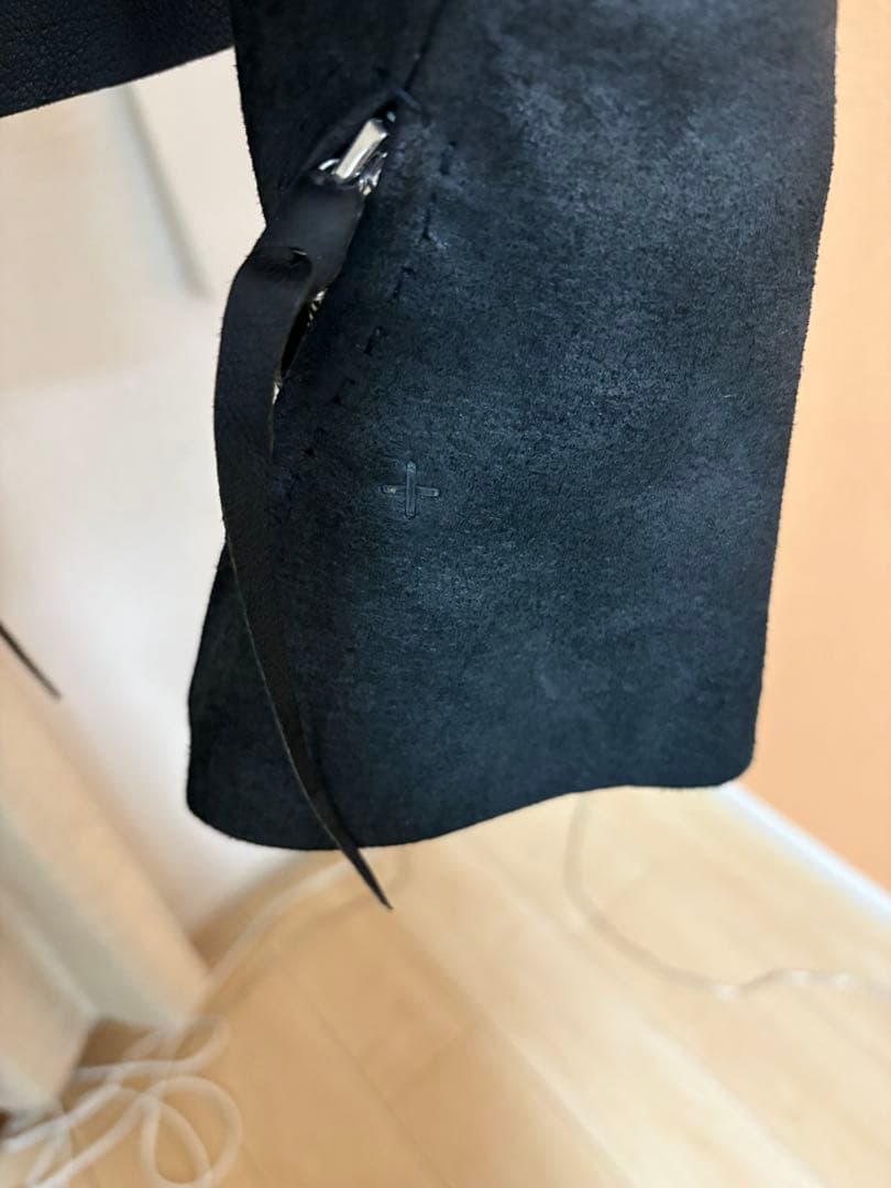 エムエークロスレザーライダースジャケット