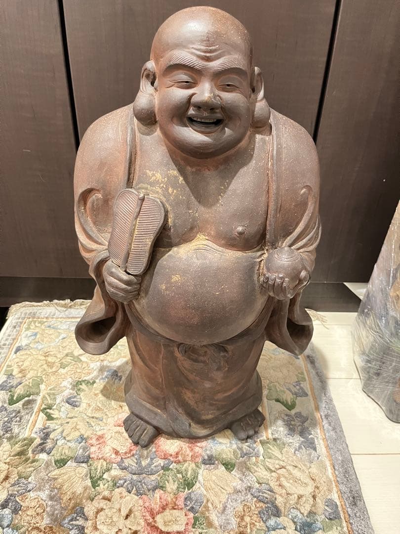 置物 彫刻 仏像 仏教美術 縁起物 木彫 七福神 木彫り 木製 インテリア 美術