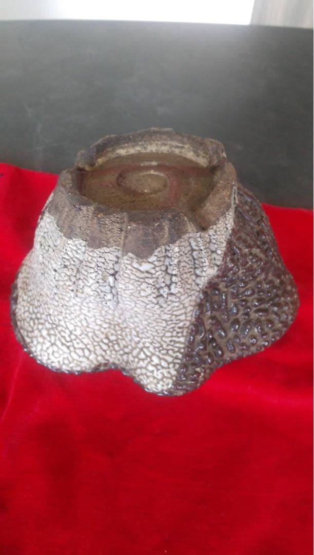 古唐津　薩摩焼　古陶磁　茶碗　沓茶碗　古美術　織部焼