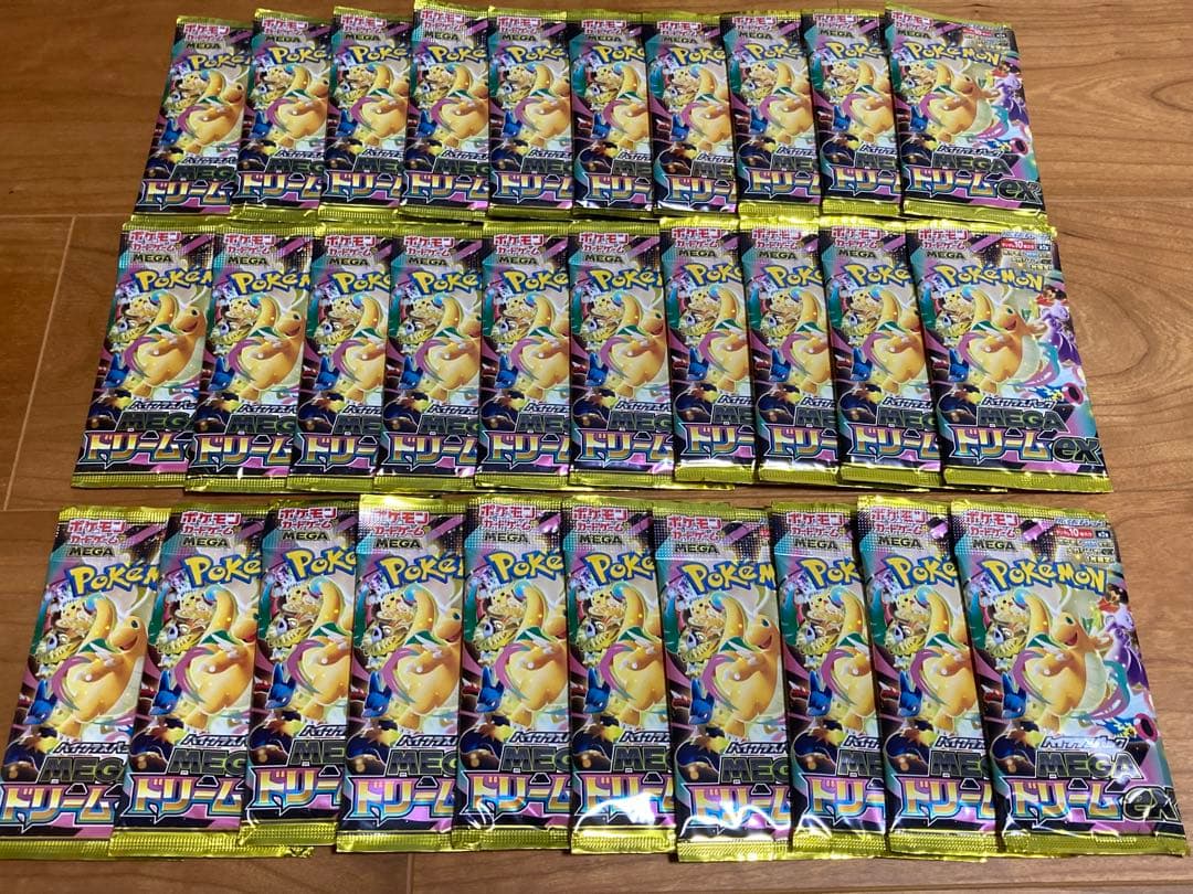 ポケモンカード MEGAドリームex バラパック 30パック