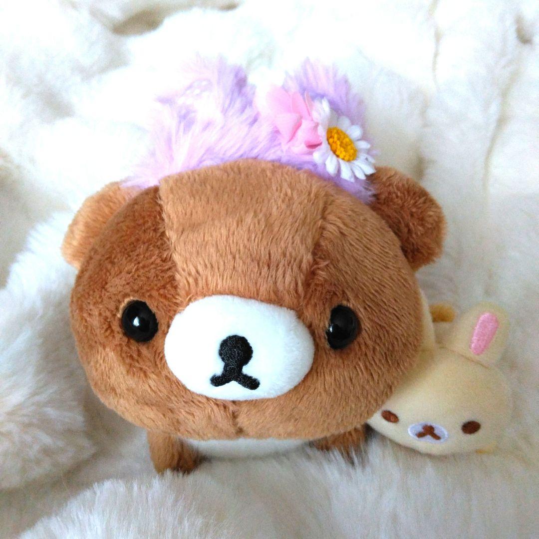 リラックマキャラバン　うさぎ　チャイロイコグマ　あつめてぬいぐるみ　リラックマ