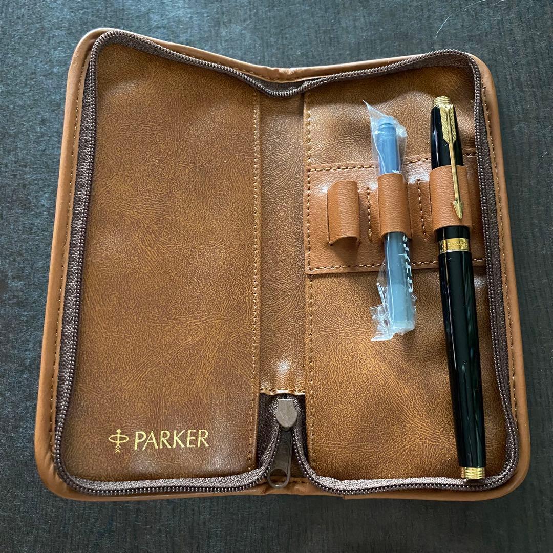 【新品 未使用】PARKER 万年筆 ペンケース インク