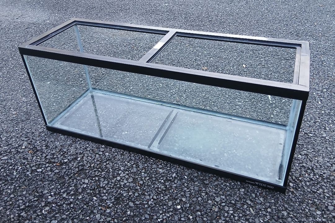 【KOTOBUKI WIDE900】スリム型ガラス水槽 900×300×360