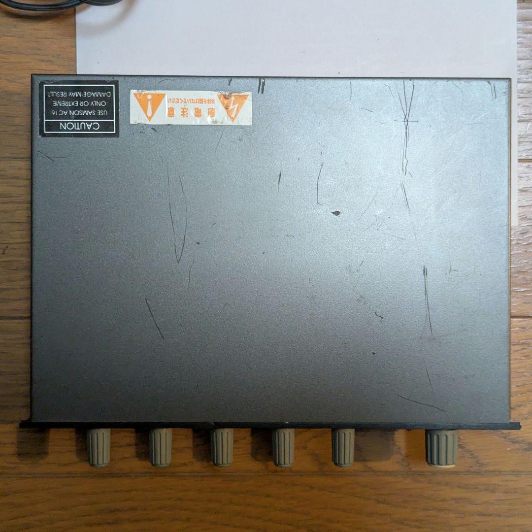 SAMSON Q5 ヘッドフォンアンプ 録音モニターに