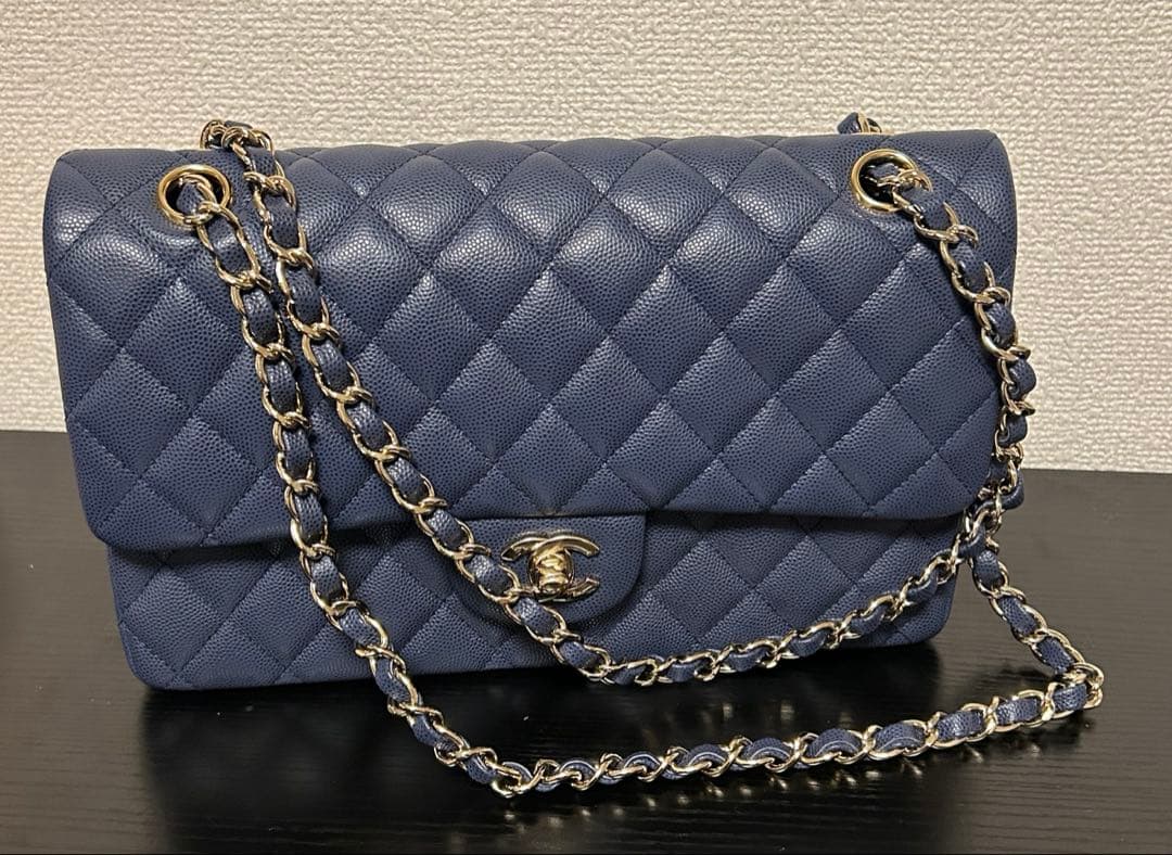 Ｍ*ａ様 CHANEL ノベルティ キャビアスキン マトラッセ25 クラシックハ