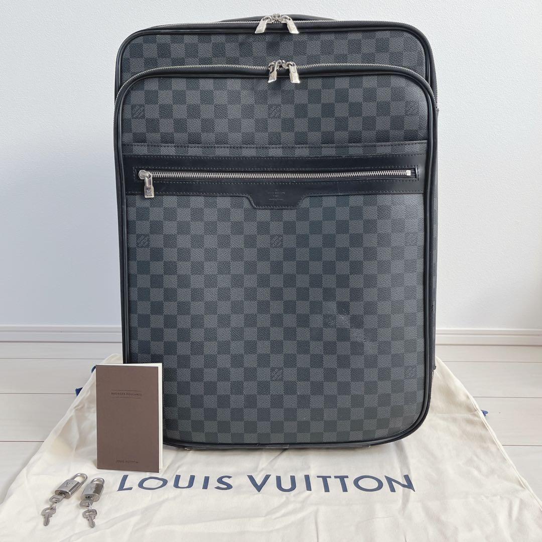 ルイヴィトン　ダミエグラフィット　ペガス55 キャリーバッグ スーツケース　旅行