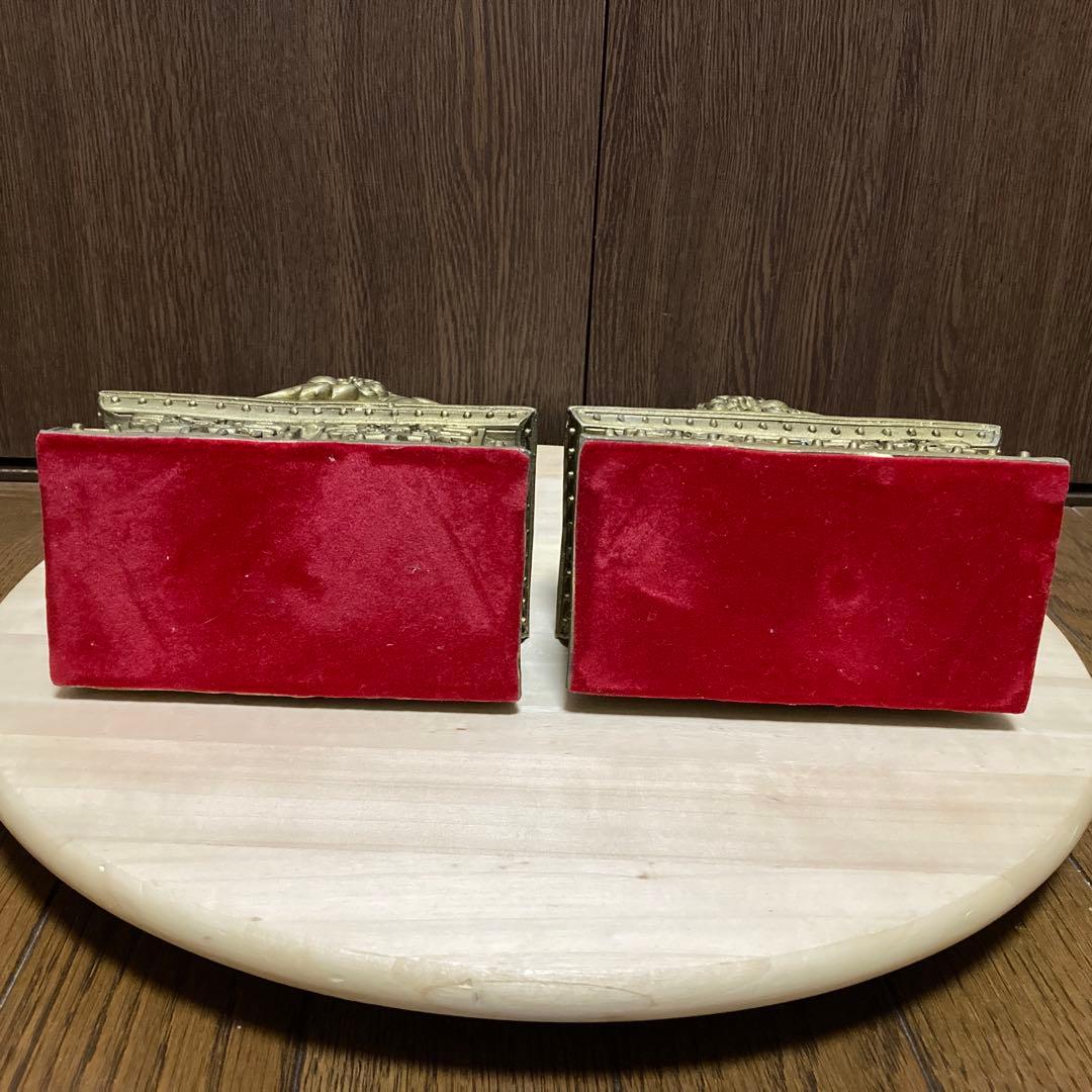 最強の守護者　真鍮製　シーサー　獅子　狛犬像2体セット