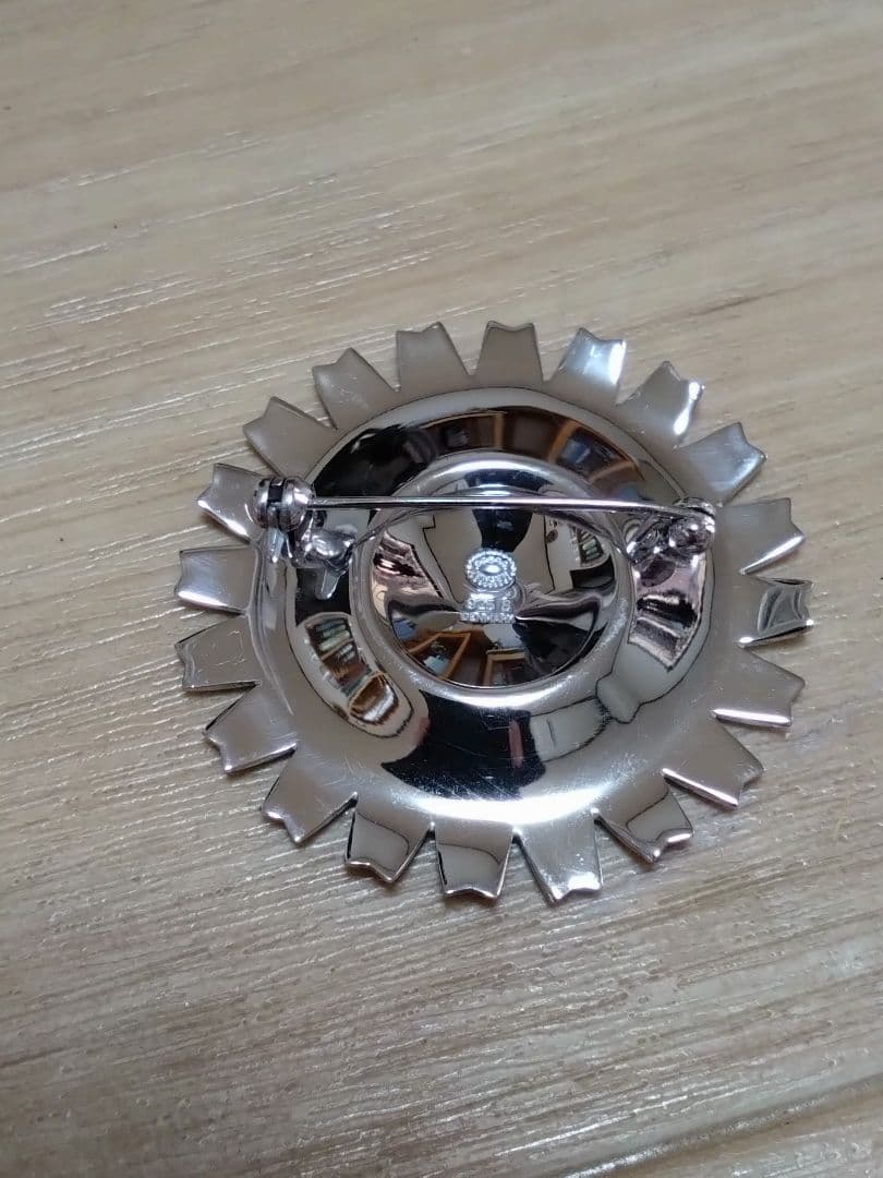   ジョージジェンセン デイジー ブローチ 925S