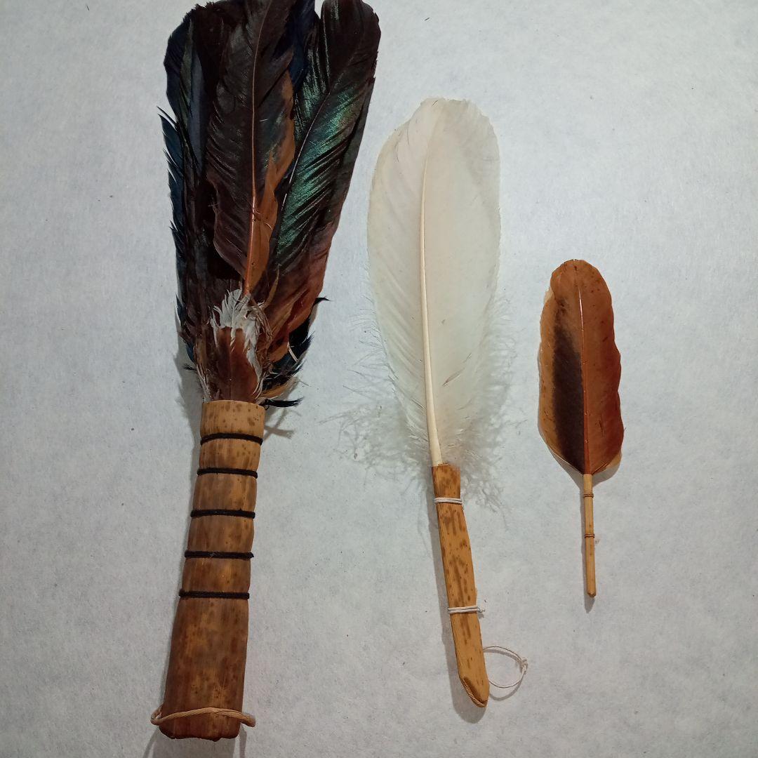 茶道具　羽箒3本セット