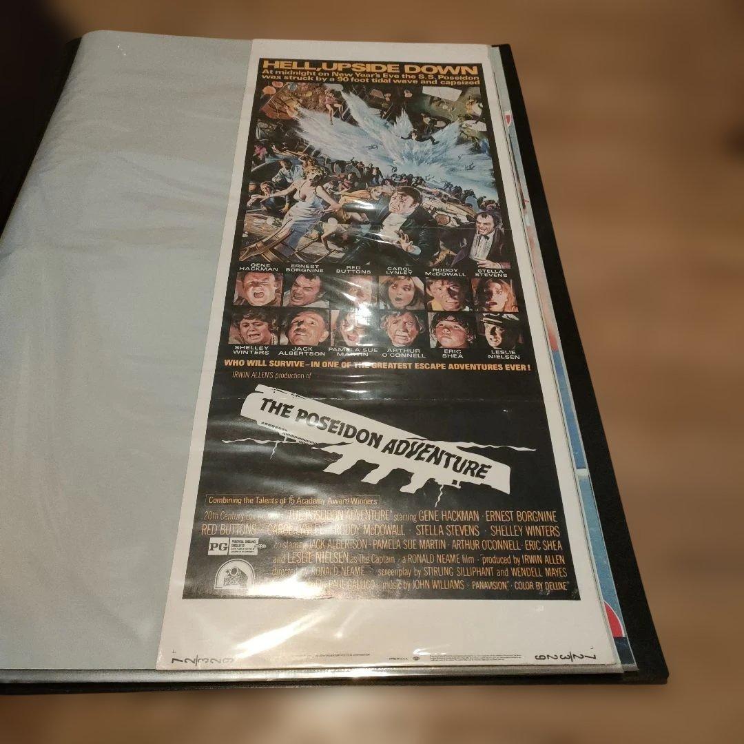 「ポセイドンアドベンチャー」USオリジナル版インサートサイズ映画ポスター