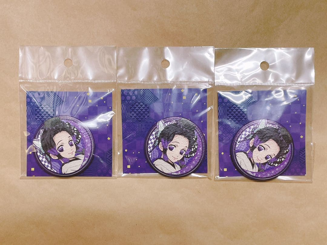 胡蝶しのぶ 和風缶バッジ 鬼滅の刃