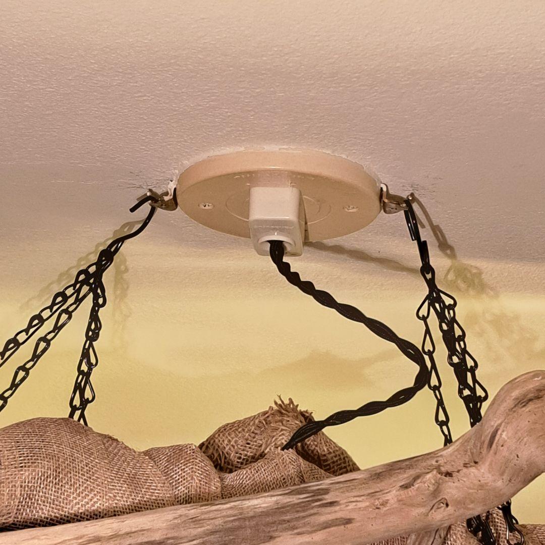 流木インテリア 6〜15帖ペンダントライト　 エジソン球付　ヴィンテージソケット