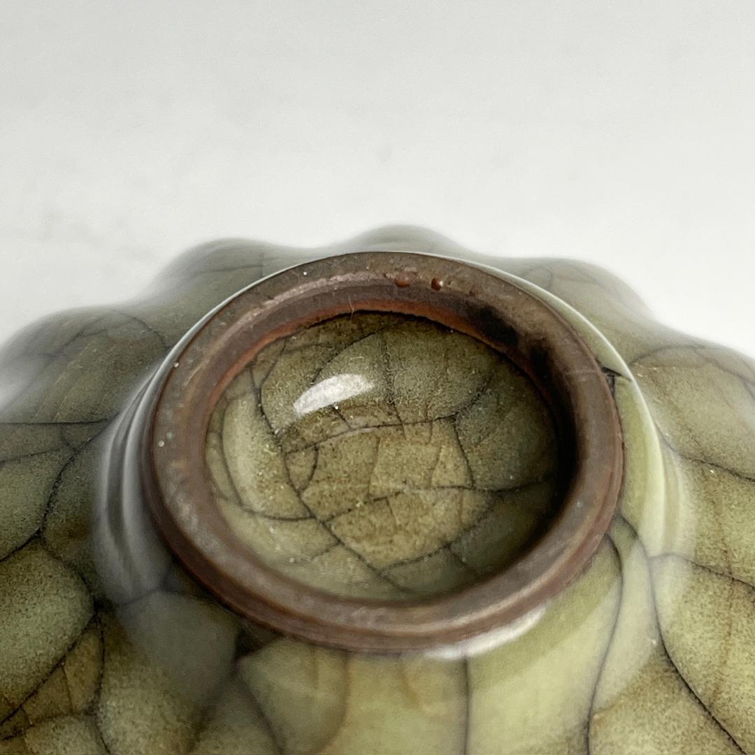 哥窯 陵花 杯 中国古玩 中国美術 唐物 擺件