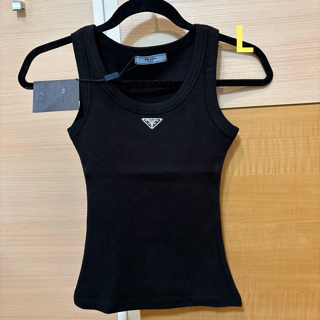 3*☆様 PRADA ブラック タンクトップ L