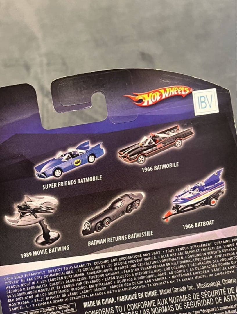 Hot Wheels シリーズ3 バットマン 開府済み BATMAN 2002