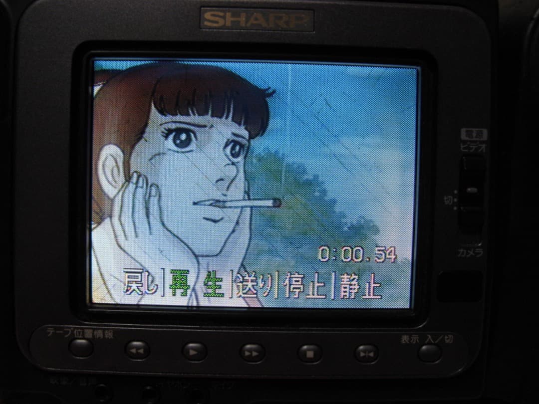 動作OK❗️☆シャープの液晶8ミリビデオカメラ・VL-EL12