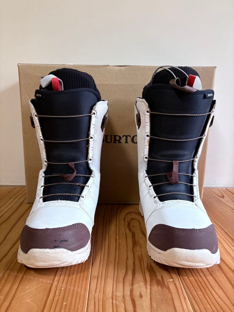 田*中様 BURTON MOTO スノーボードブーツ ホワイト/ブラウン
