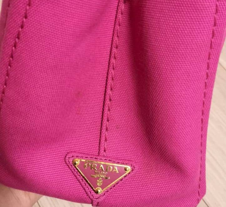 (♡ちゃん♡専用)PRADA カナパ　ピンク ショルダーバッグ 保存袋付き
