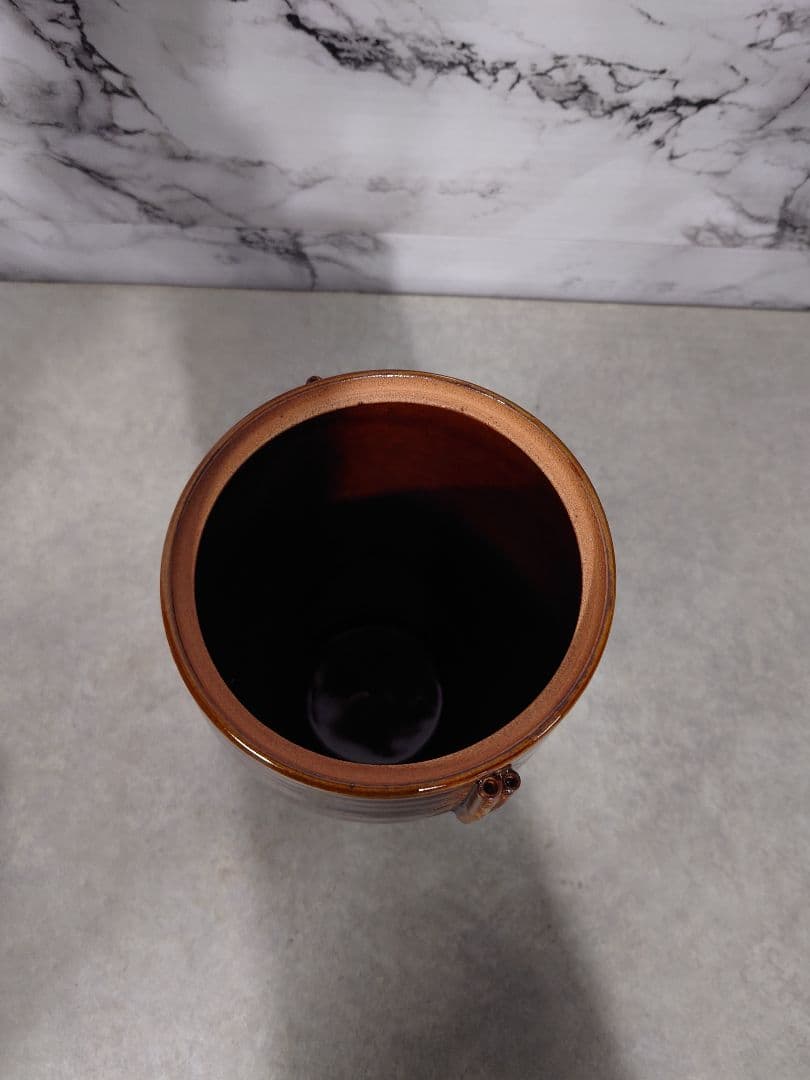 水指　『加藤春永造』『高取釉』『一重口水指』茶道具