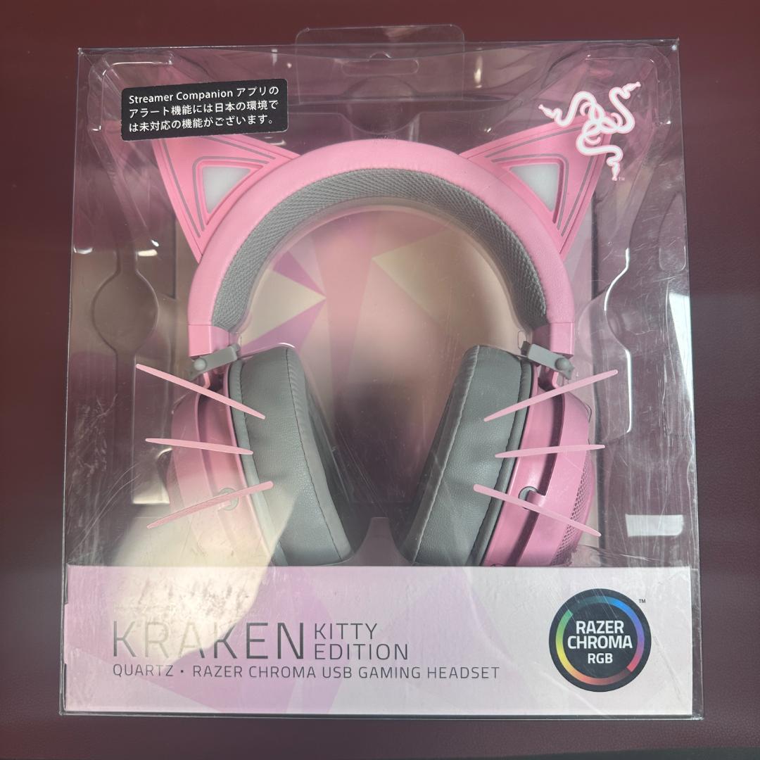 美品】Razer KRAKEN QUARTZ PINK KITTY ハローキティ