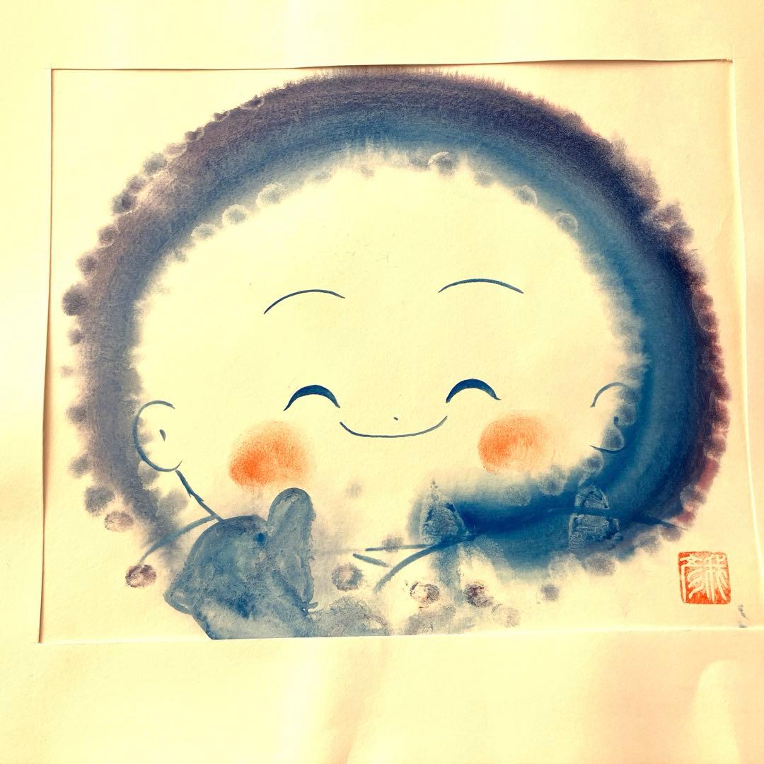 本物！ 原画！ 童画家　我彦 秀光 （わびこ・しゅうこう）　 2作セット