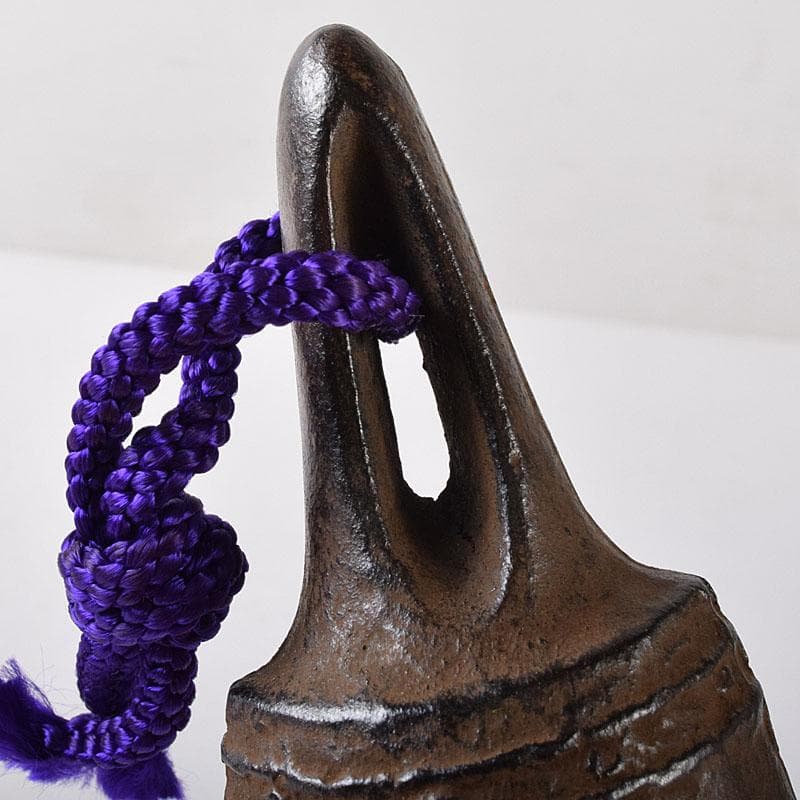 南部鉄器　釜師　鈴木盛久造　南部砂鉄鈴　手振り鈴　共箱　C　R8151