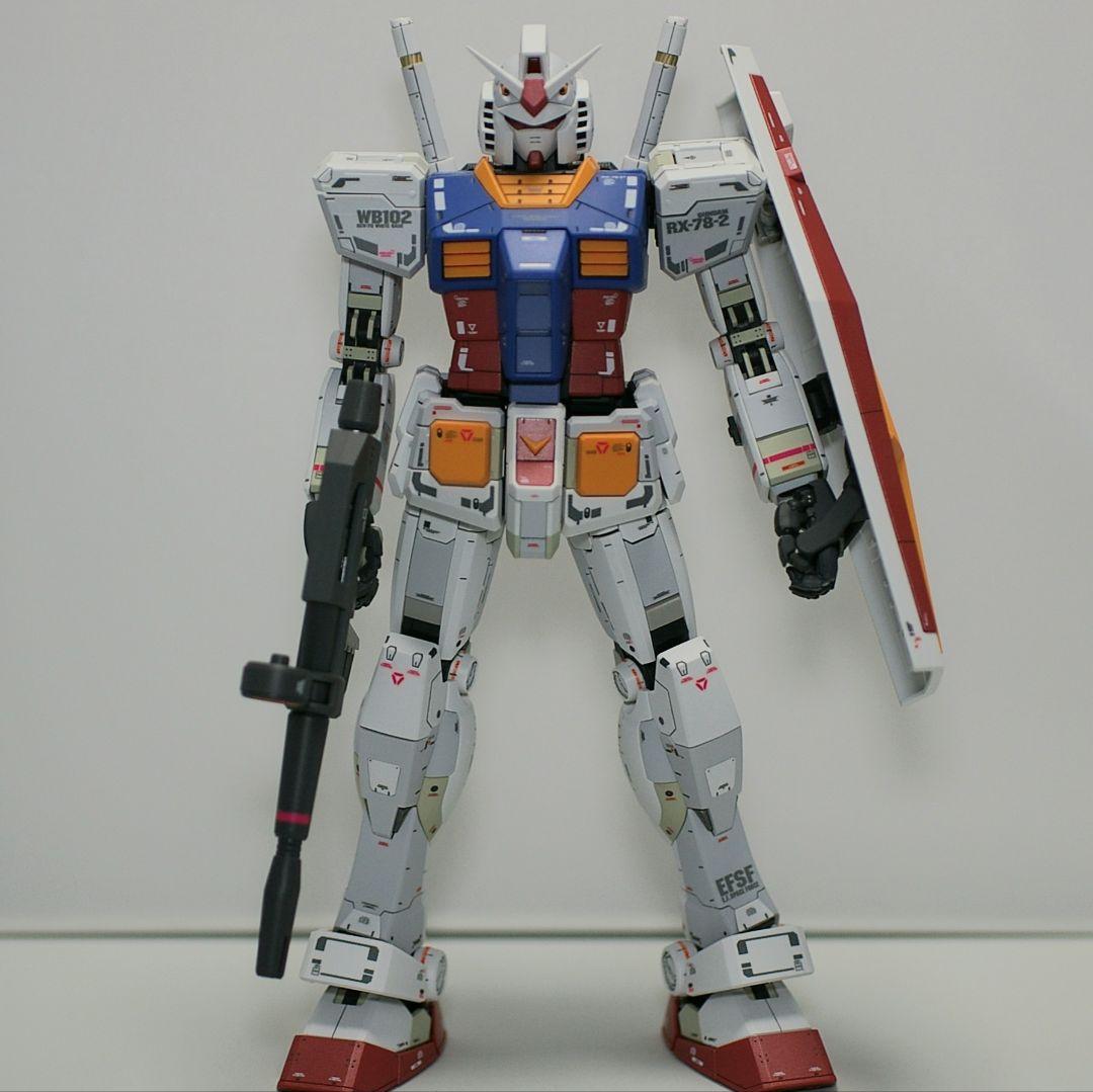 MG ガンダム 塗装 完成品 バンダイ ガンプラ 1/100