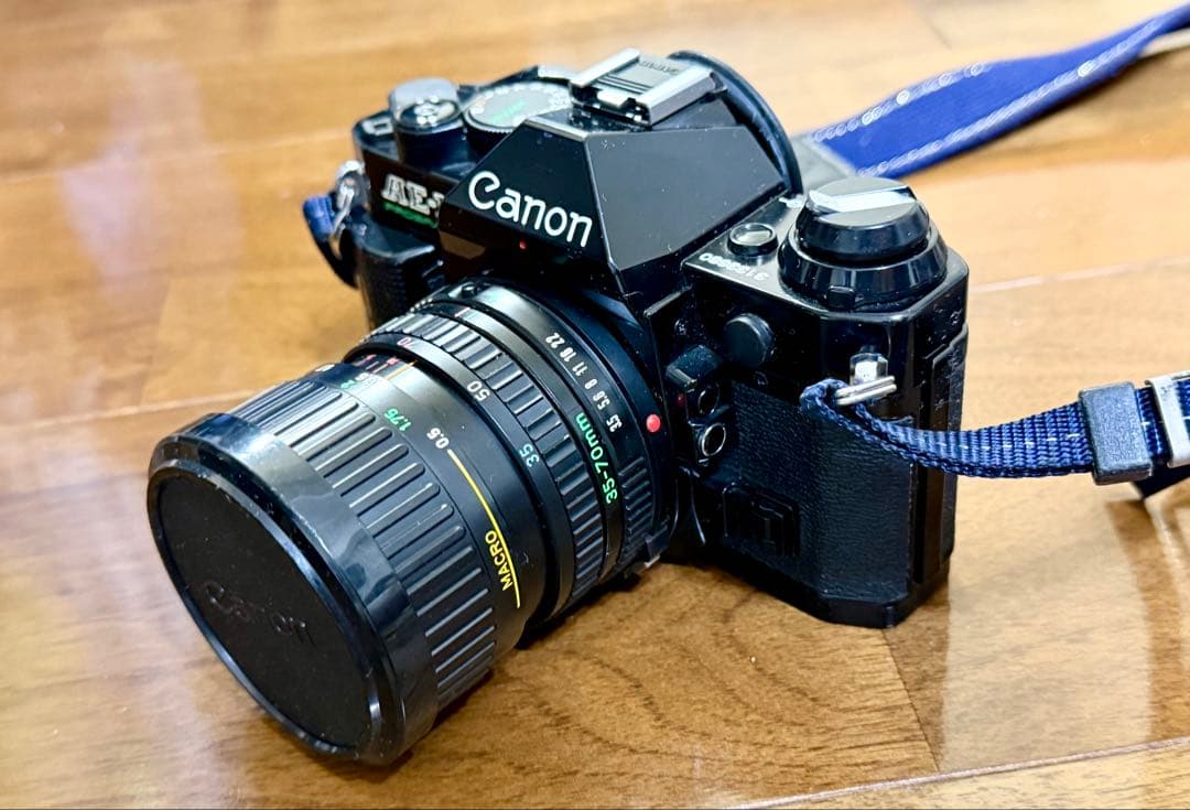 【通電確認済】CanonAE-1 Pブラックズームレンズセット 【ジャンク】