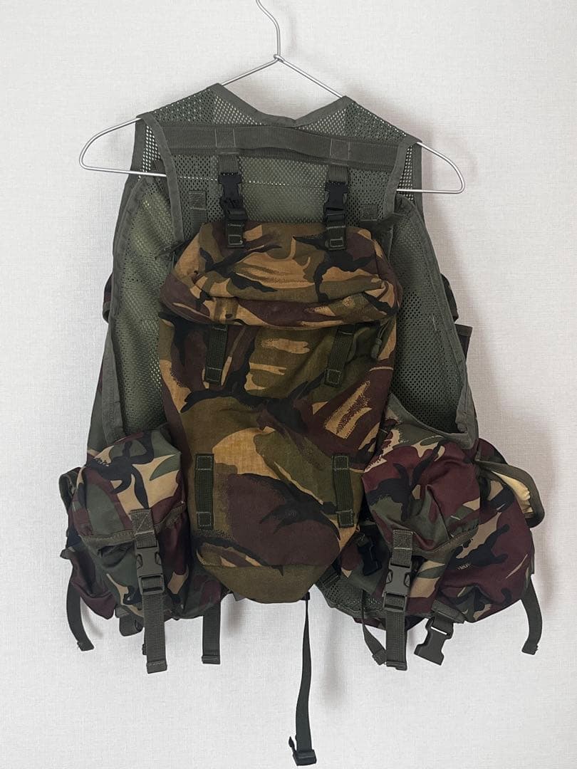DPM タクティカルベスト（イギリス軍？）DPMリュックサック付き