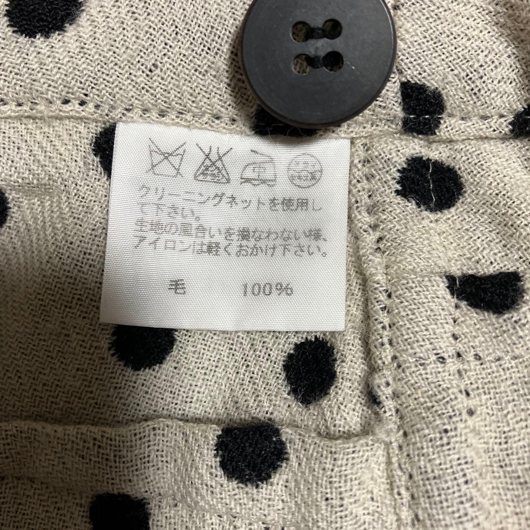 HaaT イッセイミヤケドット柄巻きスカート Mサイズ