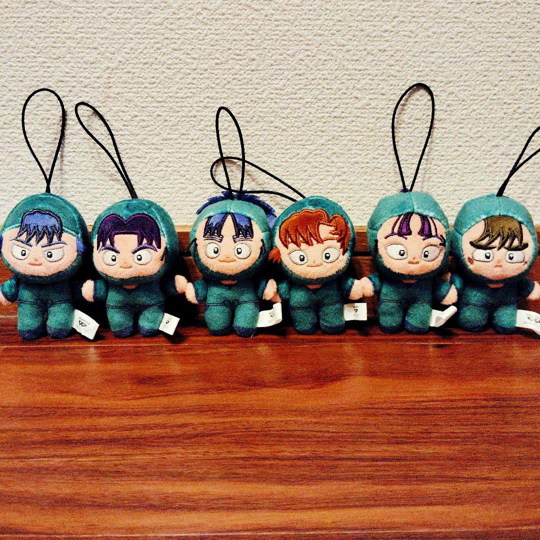 忍たま乱太郎　ほわぬい　マスコット　ぬいぐるみ　六年生　6種セット