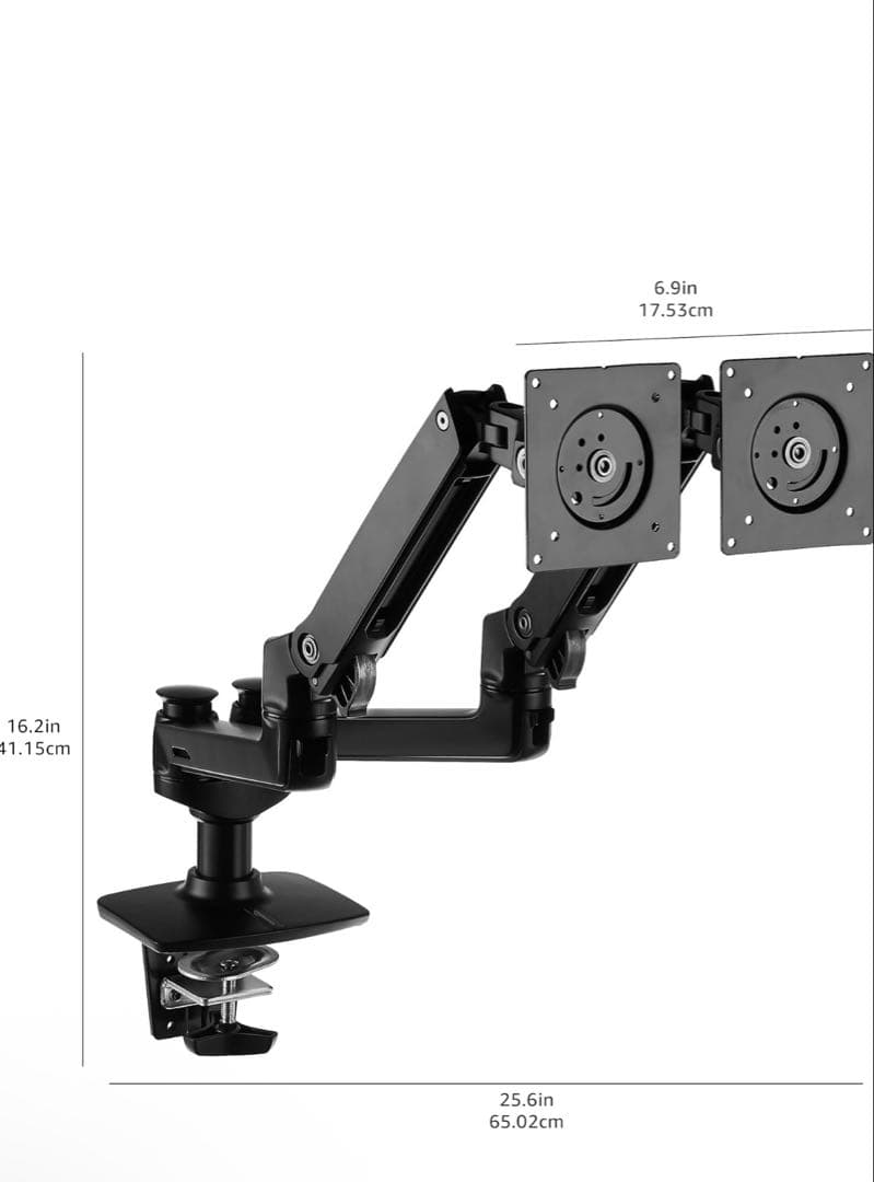 Amazonベーシック モニターアーム デュアル [エルゴトロン]