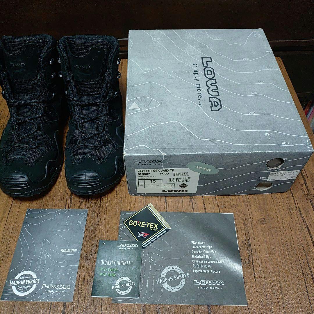LOWA ZEPHYR GTX MID TF ミリタリーブーツ UK10