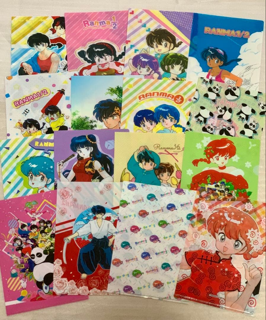 らんま1/2 コレクションクリアファイル 16種 コンプ amiami