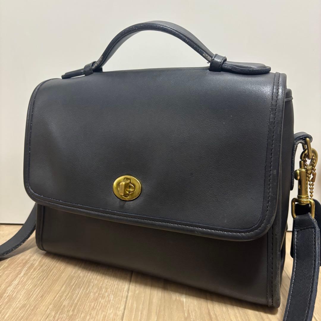 coach オールドコーチ ショルダーバッグ ブラック　C6C-9870