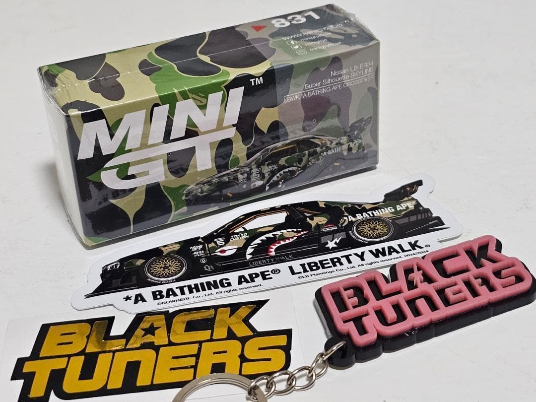 限定 LBWK Mini GT BAPE 日産 SKYLINE + おまけ
