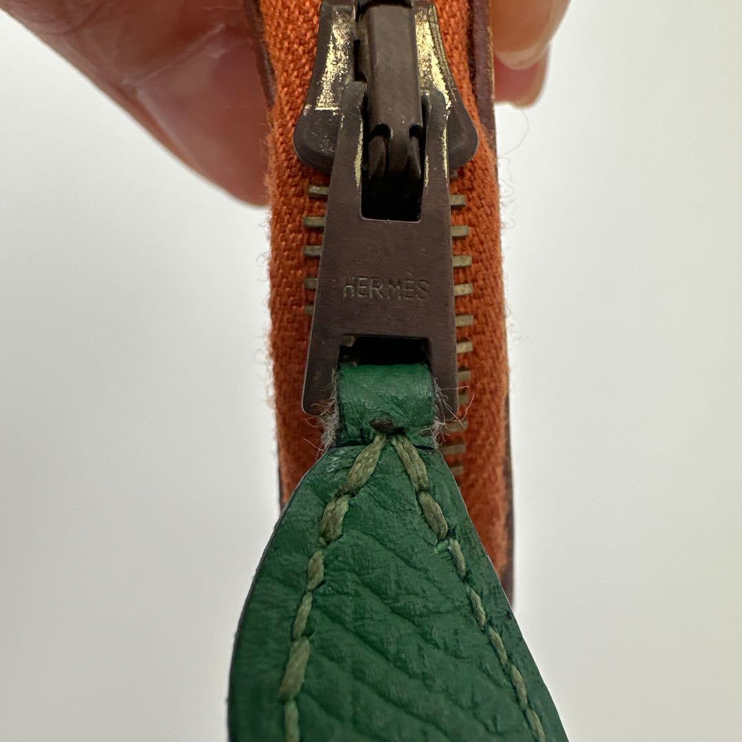 HERMES フルーツモチーフ ケース　オレンジ